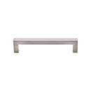 Top Knobs [M1158] Die Cast Zinc Cabinet Pull Handle - Square Bar Pull Series - Oversized - Brushed Satin Nickel Finish - 5 1/16&quot; C/C - 5 7/16&quot; L