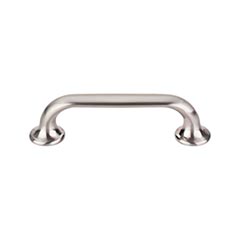 Top Knobs [TK593BSN] Die Cast Zinc Cabinet Pull Handle - Oculus Series - Standard Size - Brushed Satin Nickel Finish - 3 3/4&quot; C/C - 4 3/4&quot; L