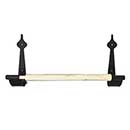 Acorn Manufacturing [AB6BP] Forged Iron Paper Towel Holder - Spear - Black Finish - 14 3/4&quot; L
