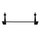 Acorn Manufacturing [AB7BP] Forged Iron Towel Bar - Spear - Black Finish - 18&quot; L