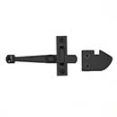 Acorn Manufacturing [AL9BR] Forged Iron Cabinet Drop Bar Latch - Smooth - Knob - Matte Black Finish - 4" L