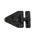 Acorn Manufacturing [RL1BP] Forged Iron Cabinet Latch - Rough - Arrowhead - Matte Black Finish - 2 13/16&quot; L