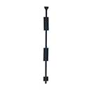 Acorn Manufacturing [ALEBP] Forged Iron Door Cane Bolt - Smooth - Matte Black Finish - 22 3/4" L