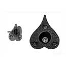 Acorn Manufacturing [RTQBI] Forged Iron Door Mortise Deadbolt - Heart - Single Cylinder - 2-3/4" Backset - Matte Black Finish