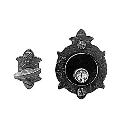 Acorn Manufacturing [WUQBI] Forged Iron Door Mortise Deadbolt - Warwick - Single Cylinder - 2-1/2&quot; Backset - Matte Black Finish