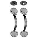 Acorn Manufacturing [ATYBI] Forged Iron Entrance Door Mortise Lockset - Double Handle - Double Bean - Matte Black Finish