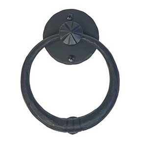 Acorn Manufacturing [IMBBP] Forged Iron Door Knocker - Sonoma - Matte Black Finish - 5 1/8" Dia.