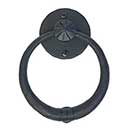 Acorn Manufacturing [IMBBP] Forged Iron Door Knocker - Sonoma - Matte Black Finish - 5 1/8&quot; Dia.