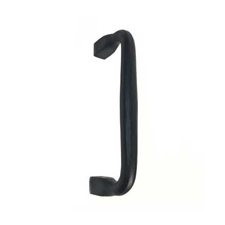 Acorn Manufacturing [IRQBP] Forged Iron Door Pull - Square End - Flat Black Finish - 10&quot; L