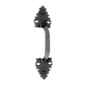 Acorn Manufacturing [WP1BP] Cast Iron Door Pull - Warwick - Large - Flat Black Finish - 10 3/4" L