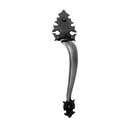 Acorn Manufacturing [WP8BP] Cast Iron Door Pull - Warwick - Large - Flat Black Finish - 13 1/2&quot; L