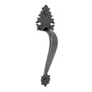 Acorn Manufacturing [WPDBP] Cast Iron Door Pull - Warwick - Small - Flat Black Finish - 11" L