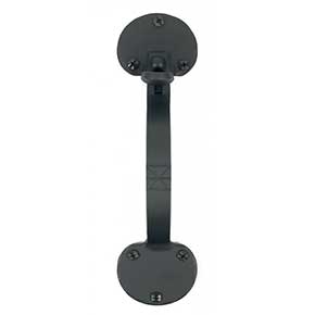 Acorn Manufacturing [ATXBD] Forged Iron Door Thumb Latch Dummy Handle - Bean Design - Smooth - Matte Black Finish - 10 3/16" L
