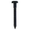 Acorn Manufacturing [ASMB9] Stainless Steel Lag Screw - Hex Head - Black Finish - 1/4" x 2" L - 100 Pack
