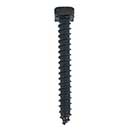 Acorn Manufacturing [AS4B9] Stainless Steel Lag Screw - Square Head - Black Finish - 1/4" x 2" L - 100 Pack