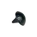 Acorn Manufacturing [CL2BP] Forged Iron Door Clavos - Round - Matte Black Finish - 3/4" Dia.