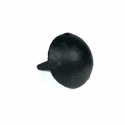 Acorn Manufacturing [CL3BP] Forged Iron Door Clavos - Round - Matte Black Finish - 1" Dia.