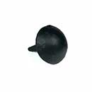 Acorn Manufacturing [CL3BP] Forged Iron Door Clavos - Round - Matte Black Finish - 1&quot; Dia. 