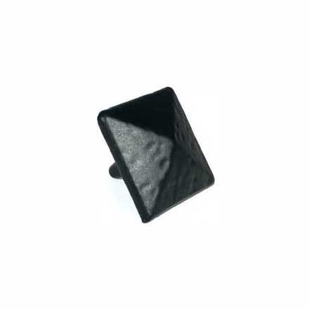 Acorn Manufacturing [CL6BP] Forged Iron Door Clavos - Pyramid - Matte Black Finish - 3/4" Sq.