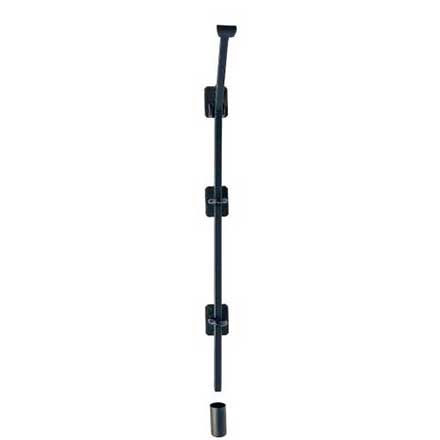 Acorn Manufacturing [RLCBP] Forged Iron Gate Cane Bolt - Smooth - Matte Black Finish - 18&quot; L