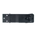 Acorn Manufacturing [ALCBP] Forged Iron Gate Hasp Latch - Smooth - Matte Black Finish - 4 1/2&quot; L