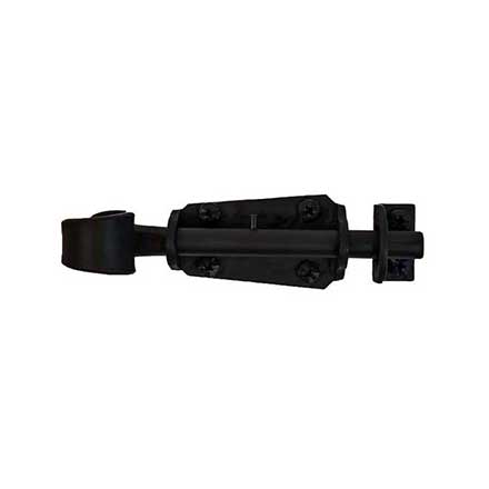 Acorn Manufacturing [RL3BP] Forged Iron Gate Slide Bolt - Smooth - Matte Black Finish - 4 1/2" L