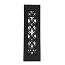 Acorn Manufacturing [GR2BG] Cast Iron Grille - Black Finish - 2" x 10"
