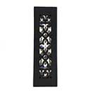 Acorn Manufacturing [GR2BG] Cast Iron Grille - Black Finish - 2" x 10"