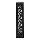 Acorn Manufacturing [GR4BG] Cast Iron Grille - Black Finish - 2" x 14"