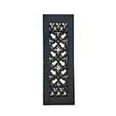 Acorn Manufacturing [GR8BG] Cast Iron Grille - Black Finish - 4&quot; x 14&quot;