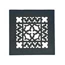 Acorn Manufacturing [GR9BG] Cast Iron Grille - Black Finish - 6&quot; x 6&quot;