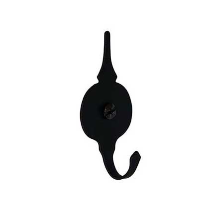 Acorn Manufacturing [AM4BP] Forged Iron Wall Hook - Swordfish - Black Finish - 7/8&quot; Proj.