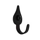 Acorn Manufacturing [AM2BP] Forged Iron Wall Hook - Heart - Small - Black Finish - 3/4" Proj.