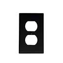 Acorn Manufacturing [AW5BP] Steel Wall Plate - Single Duplex Receptacle - Matte Black Finish