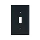 Acorn Manufacturing [AW1BP] Steel Wall Plate - Single Toggle - Matte Black Finish