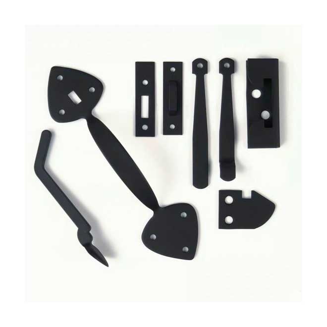 Acorn Manufacturing [AT7BR] Steel Door Rim Latch Set Spade Design