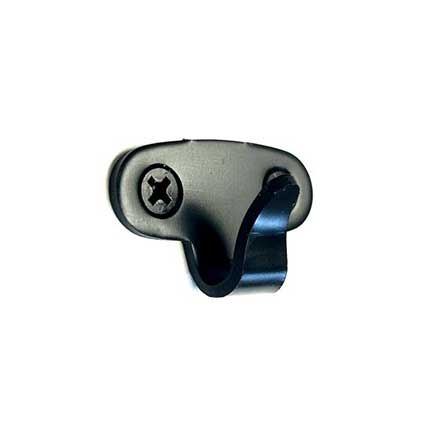 Acorn Manufacturing [AK0BP] Cast Aluminum Shutter Dog Anti-Rattle Hook - Flat Black Finish - 1 7/16&quot; L