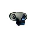 Acorn Manufacturing [AK0BP] Cast Aluminum Shutter Dog Anti-Rattle Hook - Small - Flat Black Finish - 1 7/16" L