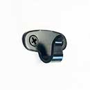 Acorn Manufacturing [AK9BP] Cast Aluminum Shutter Dog Anti-Rattle Hook - Large - Flat Black Finish - 1 7/16&quot; L
