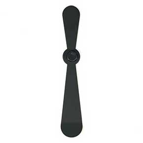 Acorn Manufacturing [AK6BQ] Steel Shutter Dog - Lag Mount - Propellor - Flat Black Finish - 7 1/2" L - Pair