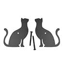Acorn Manufacturing [AKQBQ] Steel Shutter Dog - Lag Mount - Cat - Flat Black Finish - 8&quot; L - Pair