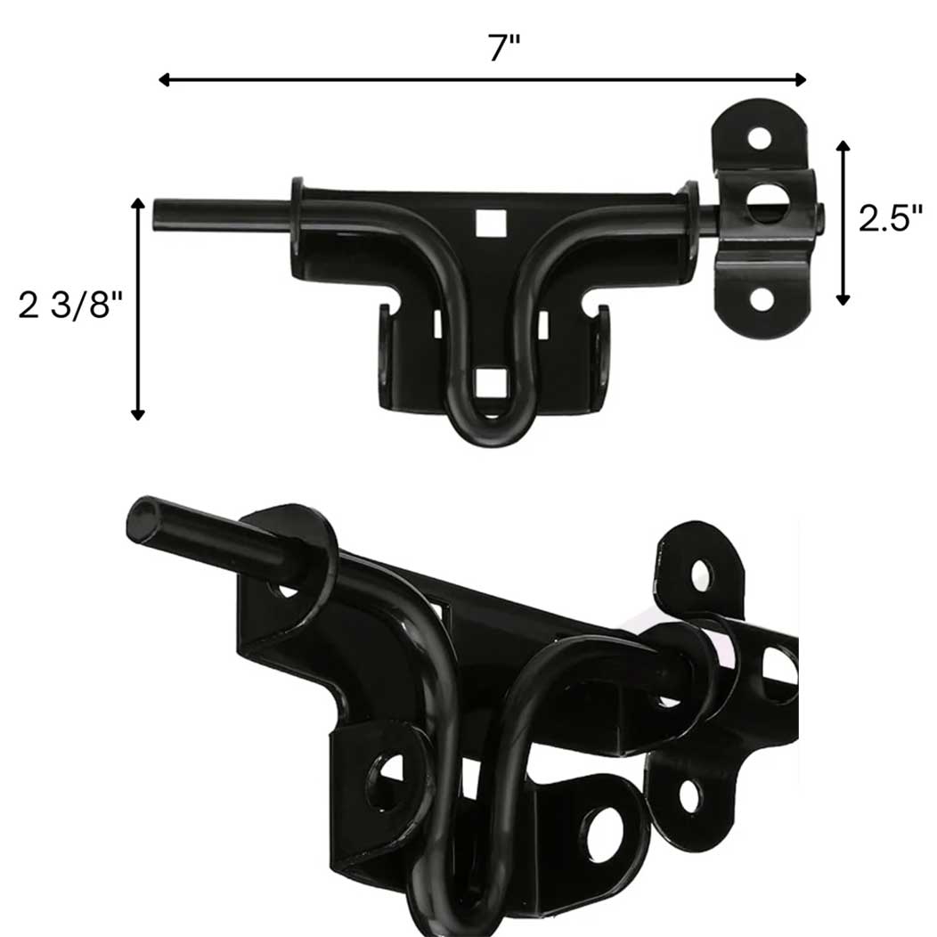 Advantage Industries [AD2012] Ornamental Gate Slide Bolt Latch