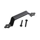 Advantage Industries [AD2021] Zinc Plated Steel Wood Gate Handle  - Black Finish - 100 Per Case