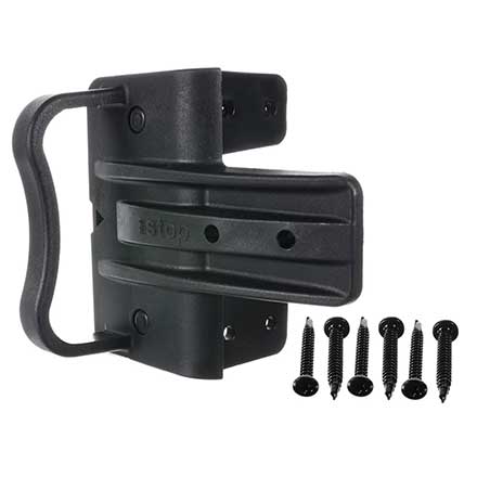 Advantage Industries [AD3010B] Nylon PVC/Vinyl Gate Handle w/ Stop - Black Finish - 45 Per Case