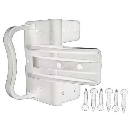 Advantage Industries [AD3010W] Nylon PVC/Vinyl Gate Handle w/ Stop - White Finish - 45 Per Case