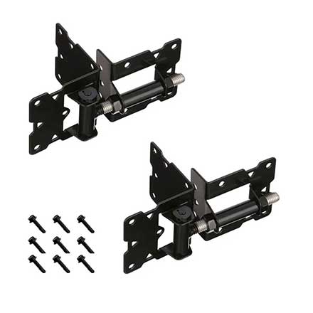 Advantage Industries [AD1001B] Stainless Steel PVC/Vinyl Gate Self Closing Hinge - Black Finish - Pair - 3 1/2" H