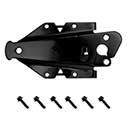 Advantage Industries [AD1002B] Stainless Steel PVC/Vinyl Gate Hatchet Latch - 5" Post - Self Latching - Pad Lockable - Black Finish