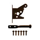 Advantage Industries [AD2014-BRONZE] Zinc Plated Steel Wood Gate Gravity Latch - Pad Lockable - Bronze Finish