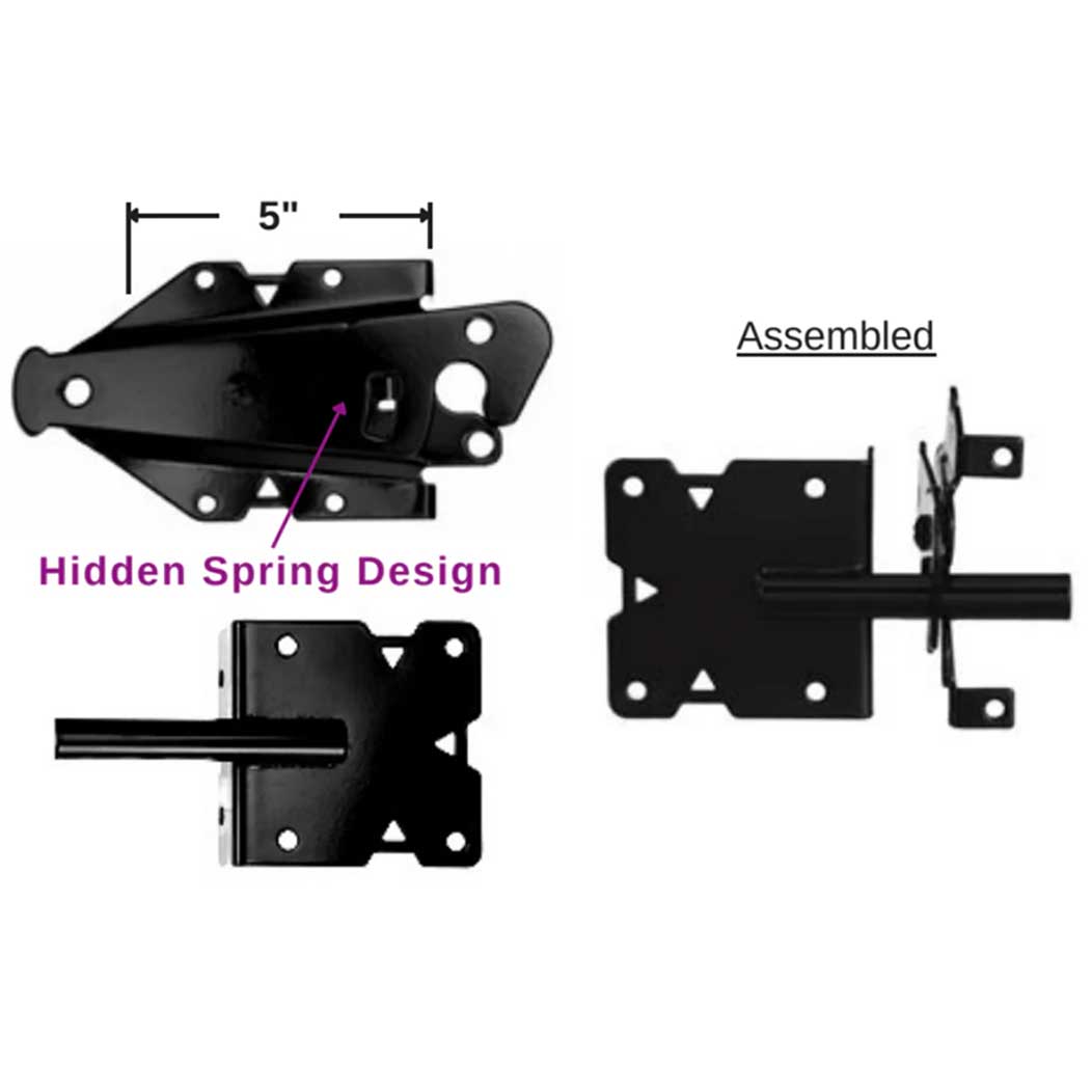 Advantage Industries [AD1002B] Ornamental Gate Hatchet Latch