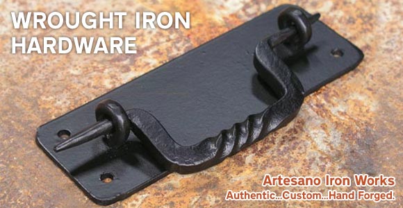 Artesano Iron Works - Wrought Iron Cabinet & Door Hardware